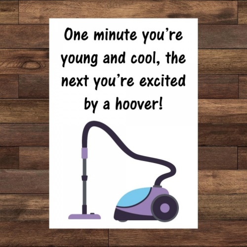 Hoover Birthday card