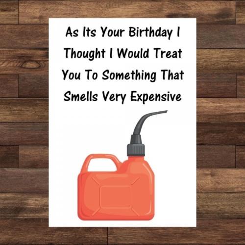 Fuel Birthday Card