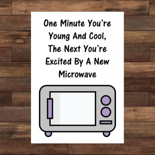 Microwave Birthday Card